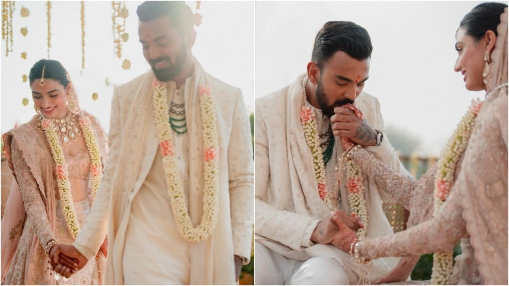 KL Rahul, Athiya Shetty, KL Rahul Athiya Shetty wedding, KL Rahul wedding pics, Athiya Shetty wedding pics, IPL, Khandala, Suniel Shetty