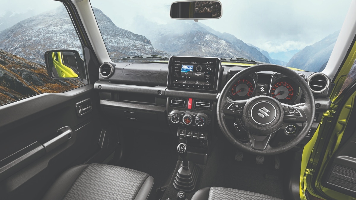 In terms of features, the Maruti Suzuki Jimny gets a 9.0-inch Smartplay Pro+ touchscreen infotainment system with Android Auto and Apple CarPlay, Arkamys speakers, etc.