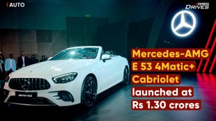 Mercedes-AMG E 53 4Matic+ Cabriolet launched at Rs 1.30 crore