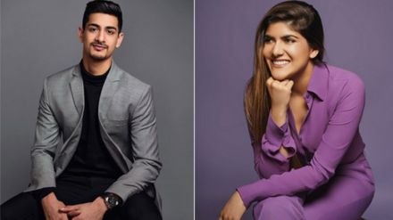 Mr. Aryaman Vikram Birla (left) and Ms. Ananya Birla (right)