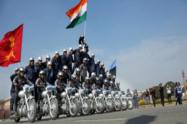  It starts from the Rashtrapati Bhavan and passes through the India Gate. (The Republic Day parade is an annual event that showcases India's cultural and military prowess. (Pic: MinistryOfDefence)