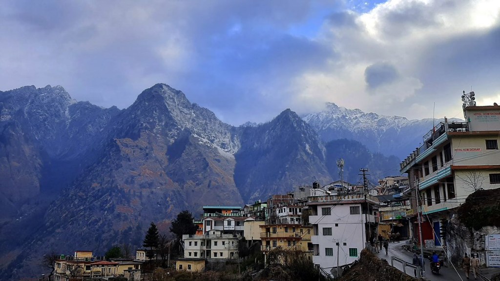 Cloudy sky in Joshimath, Uttarakhand, Thursday, Jan. 12, 2023. (PTI Photo) Cloudy sky in Joshimath, Uttarakhand, Thursday, Jan. 12, 2023. (PTI Photo)