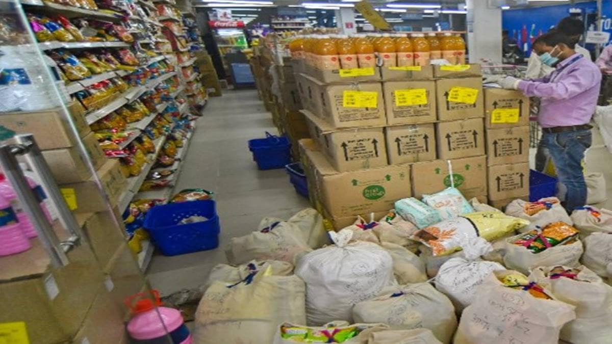 grocery shopping, India