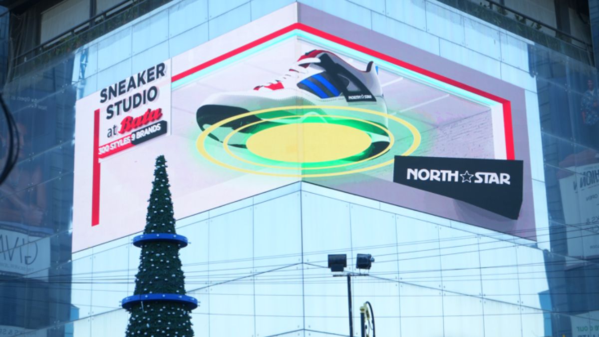 Bata India recently launched a 3D OOH billboard to showcase its sneakers range