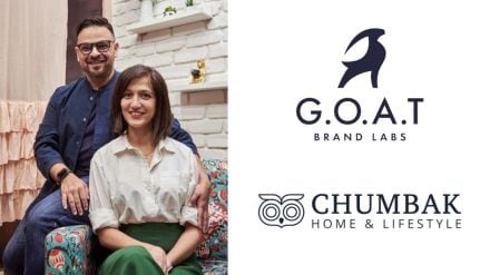 "We believe G.O.A.T Brand Labs is the ideal partner for the next phase of Chumbak’s growth globally," Vivek Prabhakar and Shubhra Chadda (left), co-founders, Chumbak, said.