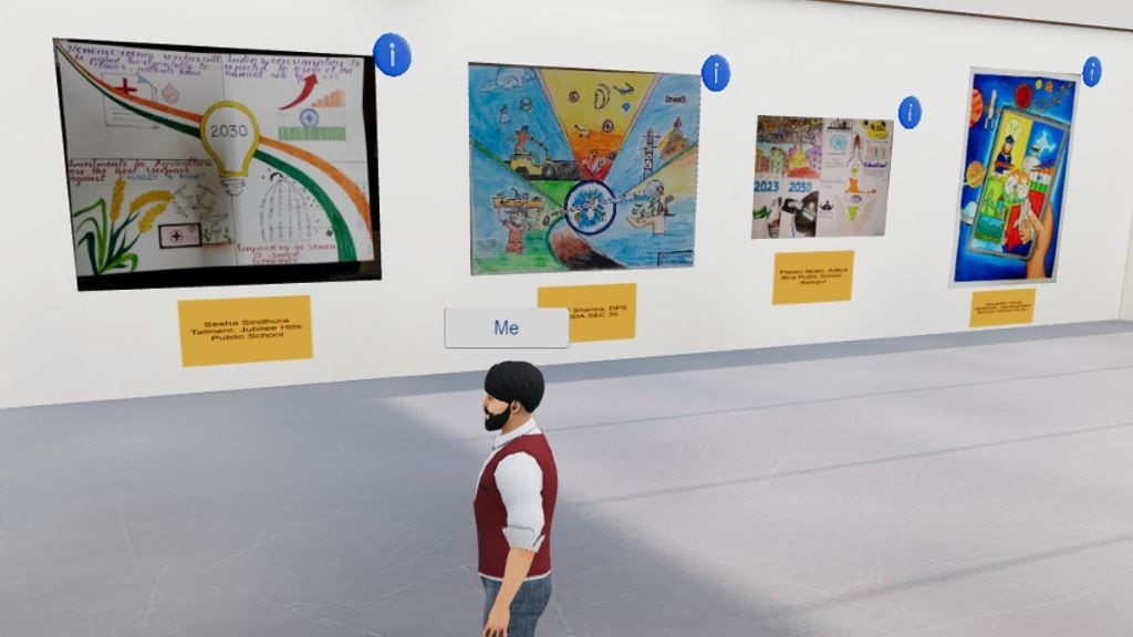 The artworks were judged by contemporary artist Pratap Morey.