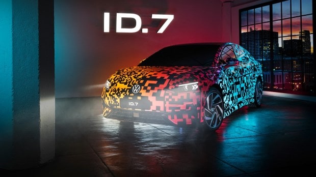 The Volkswagen ID.7’s world premiere of the series production version is scheduled for the second quarter of 2023.