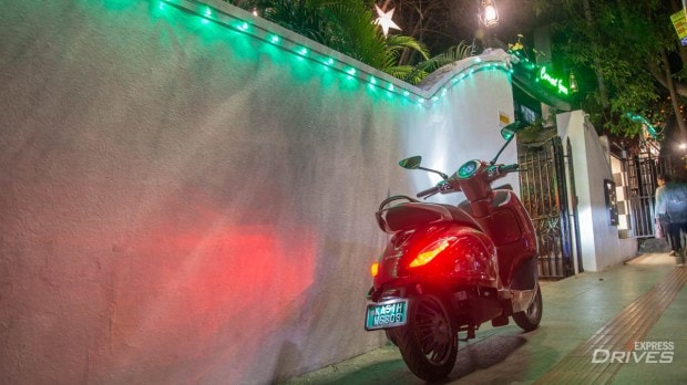 bajaj chetak ride and handling