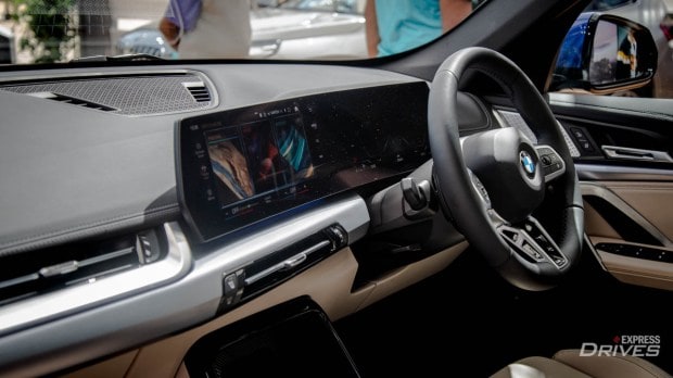 The biggest highlight is the new curved infotainment display.
