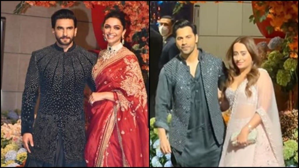 anant ambani, radhika merchant, shah rukh khan, gauri khan, deepika padukone, ranveer singh, varun dhawan, engagement, ambani, radhika merchant love story