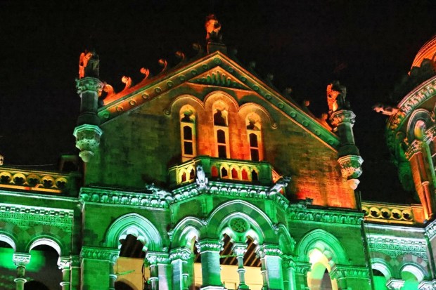 Mesmerizing view of Central Railway’s Chhatrapati Shivaji Maharaj Terminus (Image: Twitter/Central Railway)