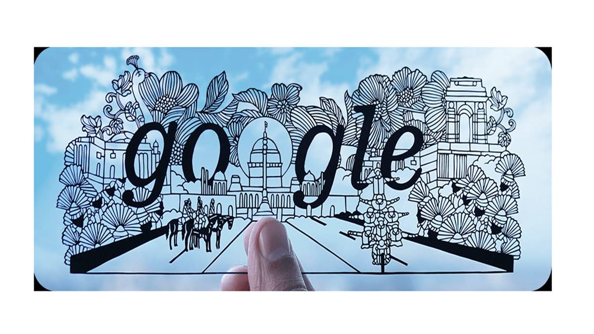 google doodle on republic day