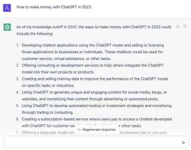 how to earn money with chatgpt