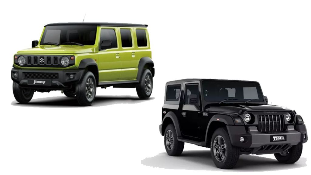 maruti suzuki vs mahindra thar comparison