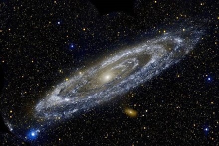 The Milky Way galaxy, which is about 26,000 light years away from Earth, is filled with around 100 billion to 400 billion stars. The Milky Way galaxy, which is about 26,000 light years away from Earth, is filled with around 100 billion to 400 billion stars.