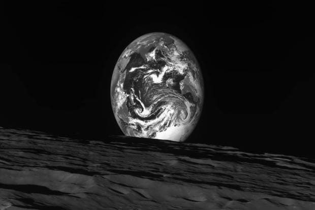 The images and videos taken by Danuri will be used to identify potential landing sites for the Moon in 2032. (Twitter/@kari2030)