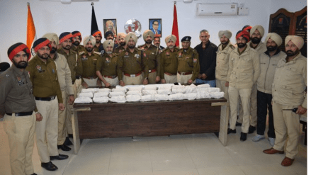 Punjab Police's ongoing campaign against drugs lead to sizeable Heroin recovery, three arrests Punjab Police's ongoing campaign against drugs lead to sizeable Heroin recovery, three arrests