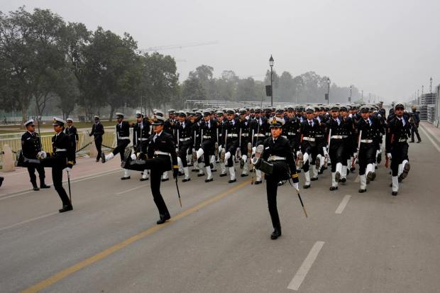 Preparation for the Republic Day festivities is in full swing at the Kartvyapath in the national capital. The rehearsal for the event started early on January 3. Jawans of various regiments could be spotted participating in the parade in high spirits even amid the fog and cold weather. The 74th Republic Day will be celebrated on January 26, 2023. This year, the event will be attended by Egypt's President, Abdel Fattah El-Sisi. (PTI Photo)