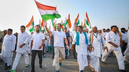 Yatra resumed from Jammu and Kashmir's Banihal on Friday and was scheduled to enter the Valley later in the day.