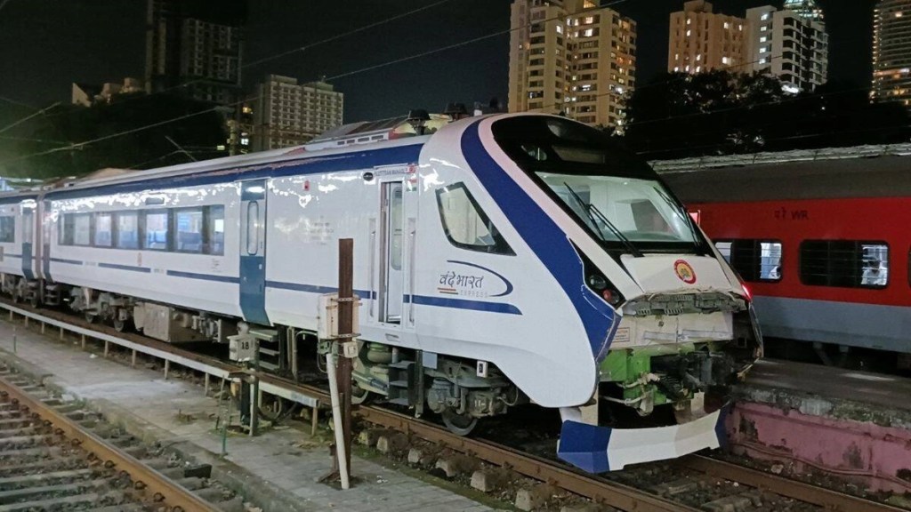 The India Railways also shared an aerial view of the train chugging through Raigiri Curve, Telangana.