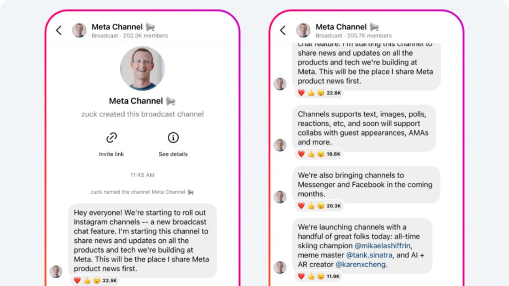 Meta launches Telegram-like broadcast channels on Instagram