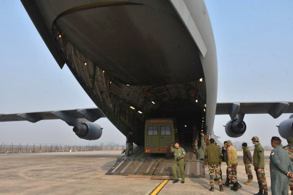According to the Indian Army, a 99 member medical team has been dispatched from Agra based 60 Para Field Hospital and the team has a critical care specialist – apart from other medical teams there are Medical Specialist Teams, Orthopedic Surgical Team, and General Surgical Specialist Team. (Image/Indian Army)