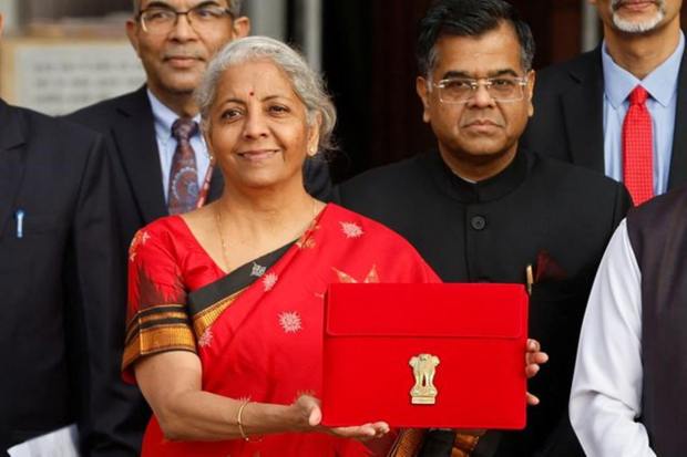 Ranging from donning gorgeous handloom sarees to ones made out of silk, Nirmala Sitharaman’s outfit choices have made headlines on numerous occasions. (REUTERS/Adnan Abidi)