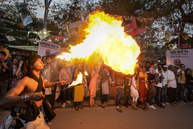 The Surajkund crefts mela is unique as it gives every person an opportunity to showcase their talent. (PTI photo)