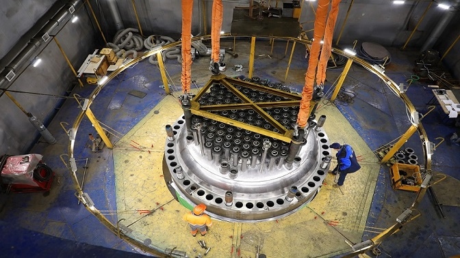 Russia completes the assembly of reactor vessel for Kudankulam nuclear power plant 

