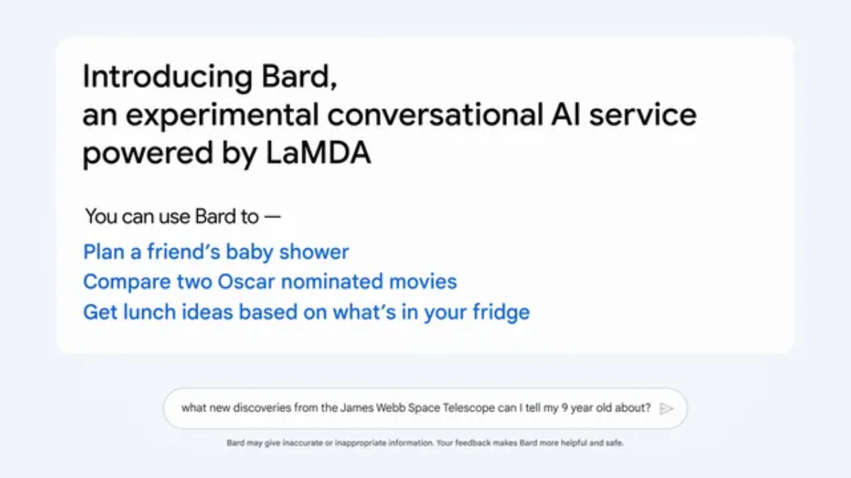 Google Bard Google Bard