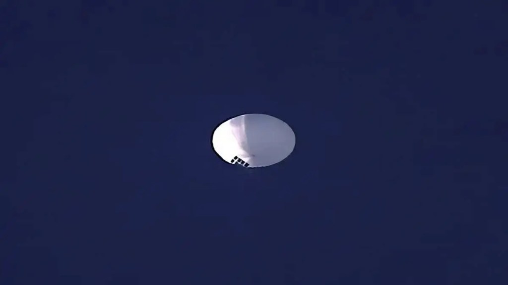By shooting down the balloon it addressed the surveillance threat posed to military installations 