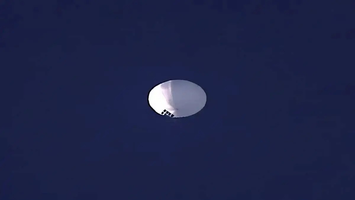 Chinese spy balloon spotted over US airbase Chinese spy balloon spotted over US airbase
