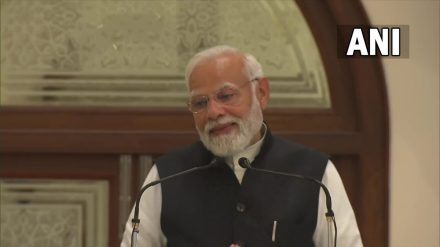 Prime Minister Narendra Modi at the inauguration of new campus of Aljamea-tus-Saifiyah in Mumbai. Prime Minister Narendra Modi at the inauguration of new campus of Aljamea-tus-Saifiyah in Mumbai.
