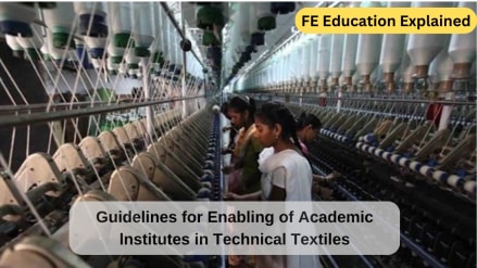 The initiative aims to enhance qualification of Indian engineers in technical textiles.