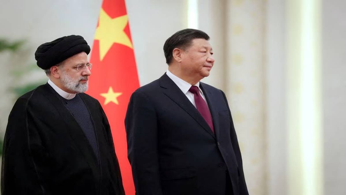 Iranian President Raisi with jinping