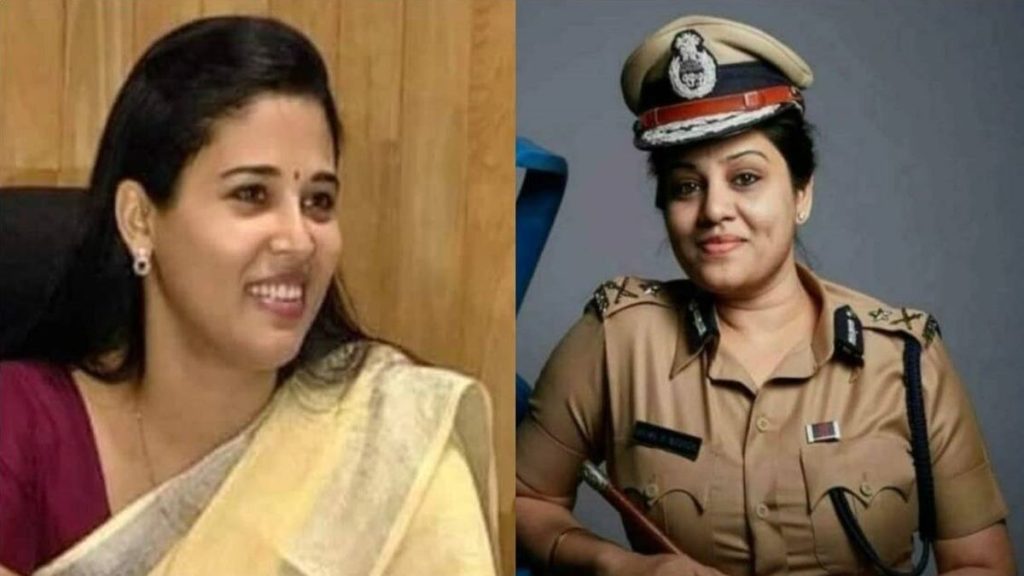 IAS officer Rohini Sindhuri (Left) and IPS officer D Roopa Moudgil (Right) (Source: Facebook)