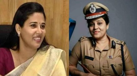 IAS officer Rohini Sindhuri (Left) and IPS officer D Roopa Moudgil (Right) (Source: Facebook)