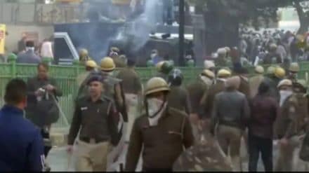 Police use water cannons, tear gas shells to disperse Haryana employees demanding restoration of OPS