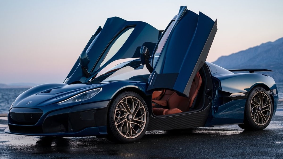 In November 2022, Rimac Nevera hit a speed of 412kmph to become the world’s fastest-production electric car. The Rimac Nevera churns 1,914hp from four company-designed electric motors, which propel the hypercar from 0-100 kmph in just 1.85 seconds, and to 100 kmph in 4.3 seconds. The Nevera is priced at approximately Rs. 18 crore ($2.2 million) and production is limited to just 150 units.