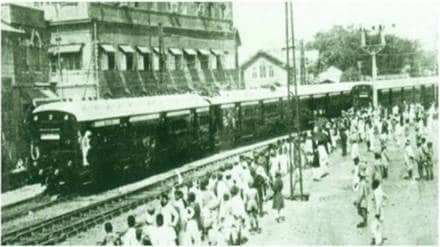 Railways, electric train,