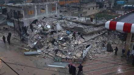 UNESCO stated that the western tower of an old city wall had collapsed. 