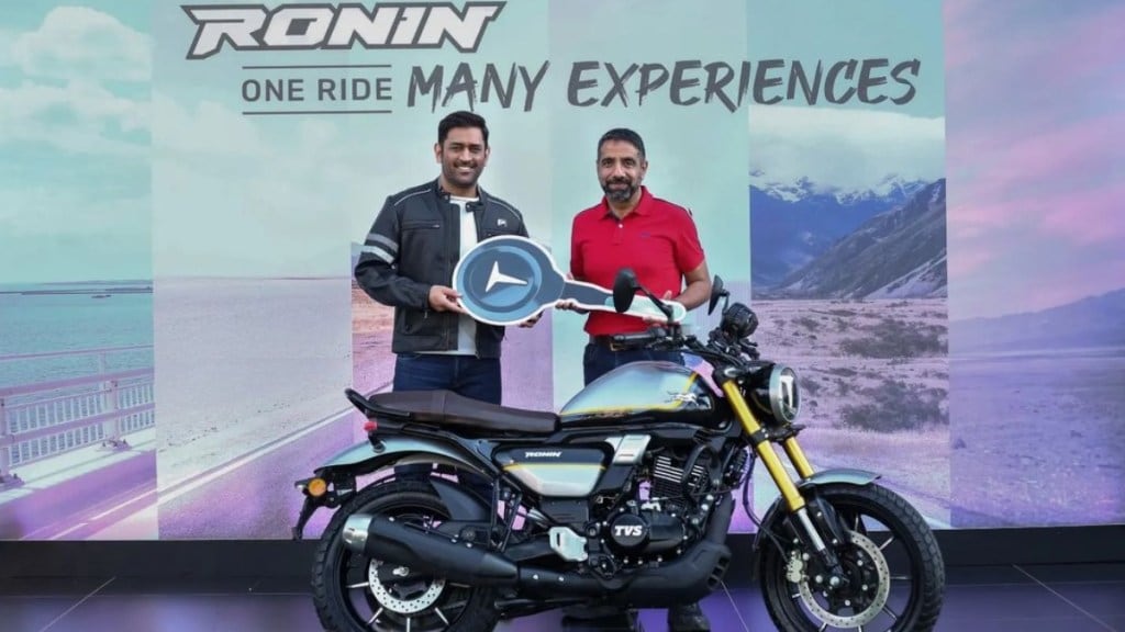TVS Ronin MS Dhoni