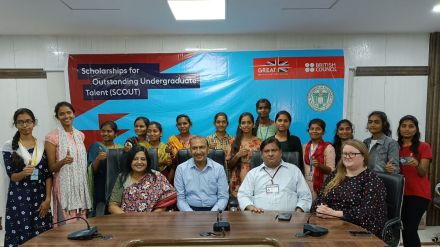 The opportunity was extended to students pursuing their graduation from higher education institutions in Telangana. The opportunity was extended to students pursuing their graduation from higher education institutions in Telangana.