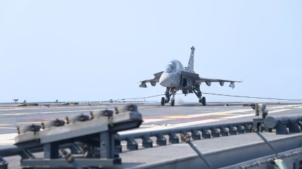 Historic! First successful landing of LCA Navy onboard indigenous INS Vikrant Historic! First successful landing of LCA Navy onboard indigenous INS Vikrant