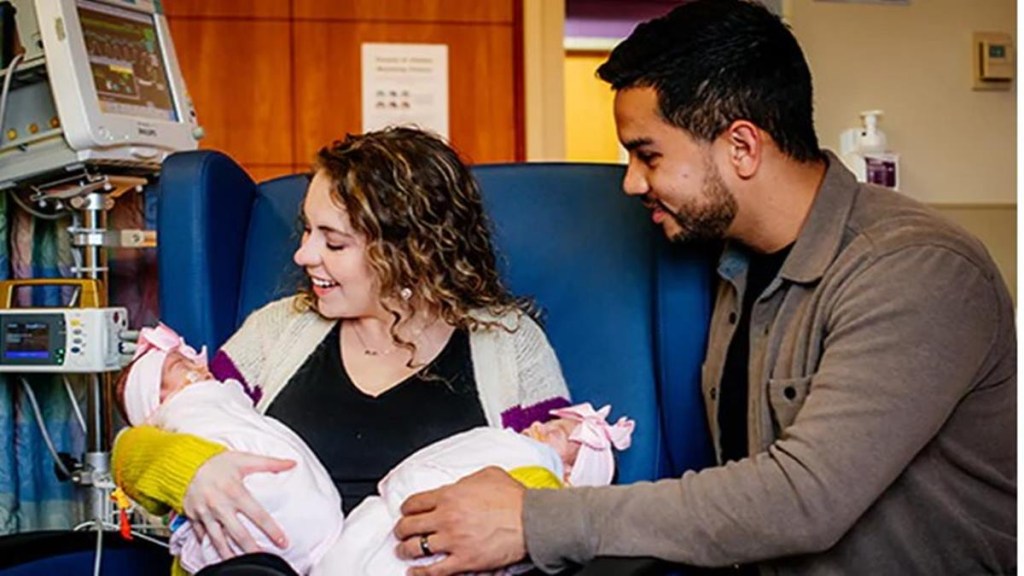 Britney Alba and her husband were blessed with MoMo twins
(Twitter/ UAB) Britney Alba and her husband were blessed with MoMo twins
(Twitter/ UAB)
