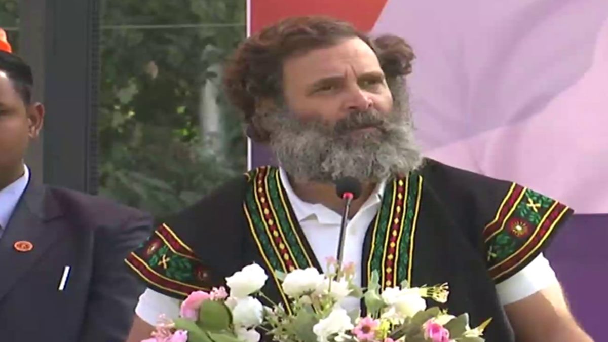 Rahul Gandhi in Meghalaya. (Photo: ANI) Rahul Gandhi in Meghalaya. (Photo: ANI)