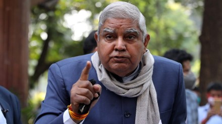 Rajya Sabha chairman and vice-president Jagdeep Dhankhar. (Express Photo/File)
