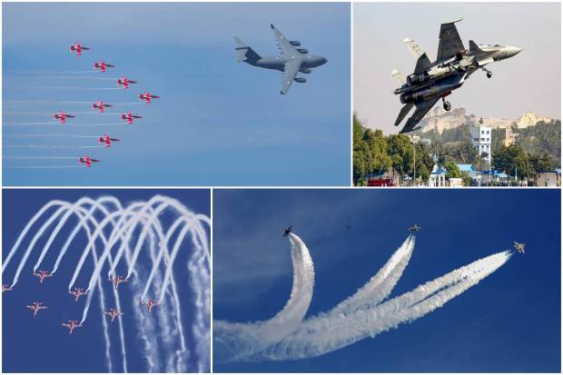 In Bengaluru, the biennial event - Aero India (2023), is scheduled to be held at Air Force Station Yelahanka. It will take place from 13th to 17th February. The event will not only offer a platform for the industry to showcase its latest equipment, aircraft, and helicopters but also provide an opportunity for defence personnel to interact with original equipment manufacturer (OEM) representatives. The defence personnel will gain first-hand experience of the products which are envisaged for future induction into armed forces.In pursuance of India’s goal to achieve ‘AatmaNirbharta’, Indian Navy has recently landed the LCA (Navy), the indigenous technology demonstrator fighter (lead-in for the Twin Engine Deck Based Fighter) onboard the indigenous aircraft carrier INS Vikrant. The aircraft was flown by an Indian naval test pilot.During Aero India 2023, the indigenous aircraft, ALH Mk III and MR P8I would participate in the fly past and static display. In addition, as part of the ‘Launch of New Technology’ by DRDO, a project of analysing the Health Usage & Monitoring System (HUMS) of MiG 29K aircraft, using artificial intelligence, has been included. This will significantly reduce the data analysis time resulting in faster turnaround of aircraft and better prediction for preventive maintenance.In Asia, Aero India is the largest air show. The theme of the 2023 Aero India airshow is - 'The runway to a billion opportunities'. Have a look at some of the jaw-dropping pictures.