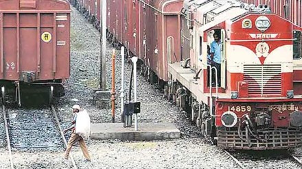 Target has been set to increase the share of railways by 45 per cent. Target has been set to increase the share of railways by 45 per cent.