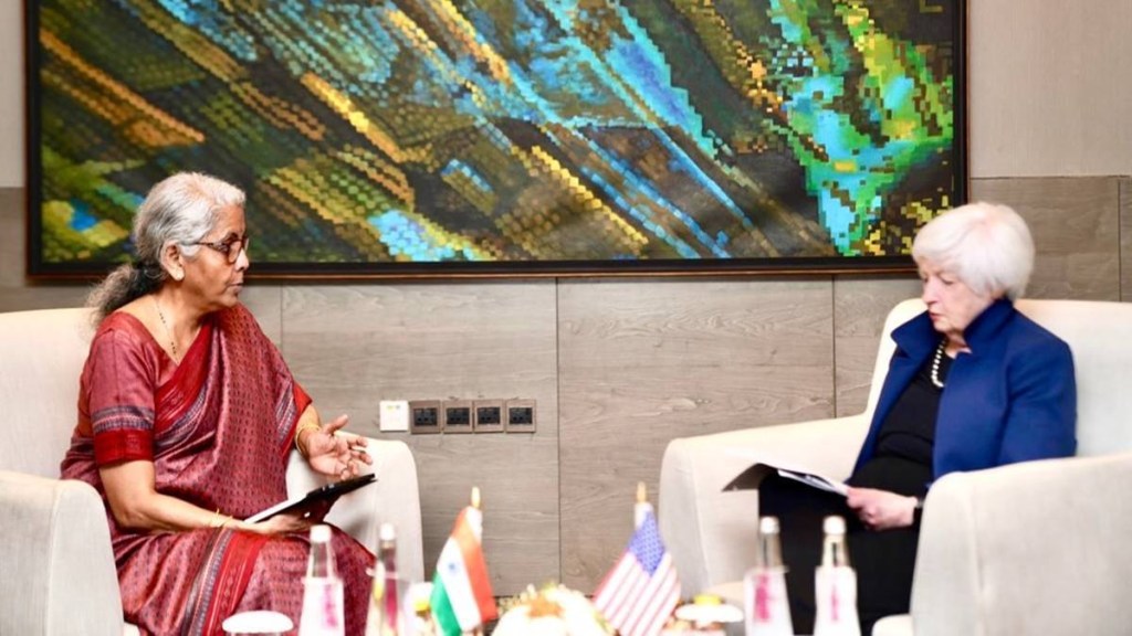 sitharaman meet with janet yellen sitharaman meet with janet yellen